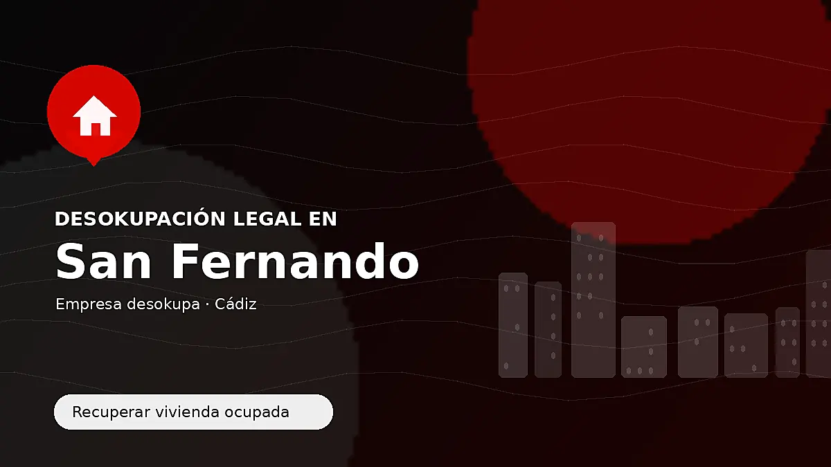 Desokupación legal en San Fernando para recuperar vivienda ocupada