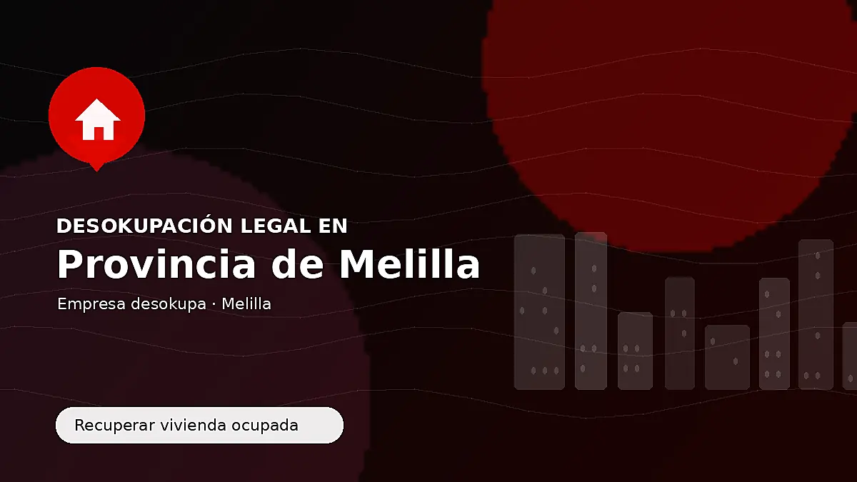Empresa desokupa en la provincia de Melilla para recuperar inmuebles ocupados